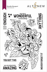 Altenew Doodle Bouquet -leimasinsetti