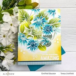 Altenew Doodle Bouquet -sapluuna