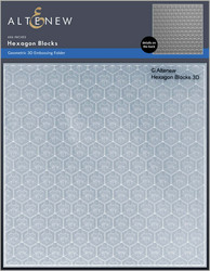 Altenew 3D kohokuviointikansio Hexagon Blocks