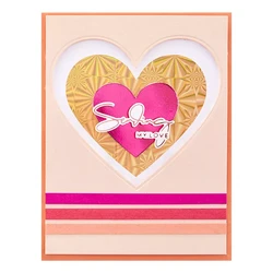 Spellbinders Glimmer Hot Foil -kuviolevy Glimmer Essential Solid Heart