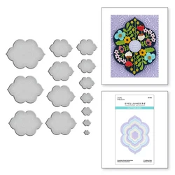 Spellbinders stanssi Essential Floral Reflection