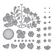 Spellbinders stanssi Floral Reflection