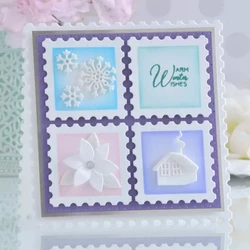 Spellbinders stanssi Postage Edge Squares