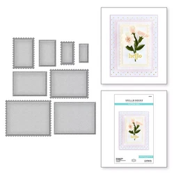 Spellbinders stanssi Postage Edge Rectangles