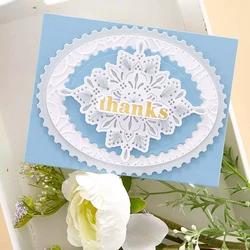 Spellbinders stanssi Postage Edge Ovals