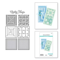 Spellbinders stanssi Log Cabin and Flower Mini Quilts