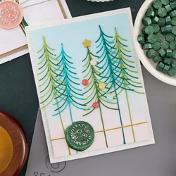 Spellbinders stanssi Sealed Christmas Tree Squiggle