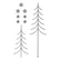 Spellbinders stanssi Sealed Christmas Tree Squiggle