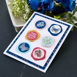 Spellbinders leimasin- ja stanssisetti Faux Wax Seals