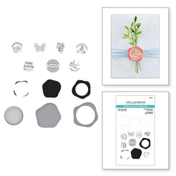 Spellbinders leimasin- ja stanssisetti Faux Wax Seals