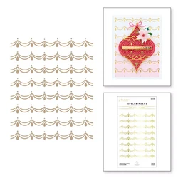 Spellbinders Glimmer Hot Foil -kuviolevy Glimmering Swag