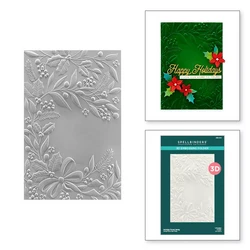 Spellbinders 3D kohokuviointikansio Holiday Floral Swag