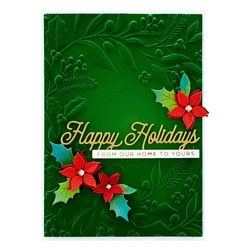 Spellbinders 3D kohokuviointikansio Holiday Floral Swag