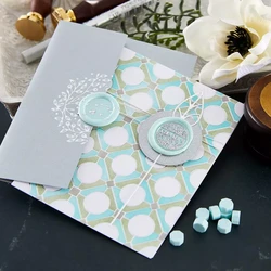 Spellbinders Wax Seal Stamp - sinettileimasin, Thanks Mandala