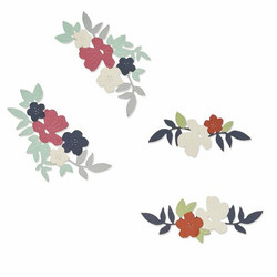 Sizzix Thinlits stanssisetti Wild Blossom Corners
