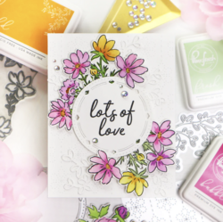Pinkfresh Studio leimasinsetti Whimsical Blooms