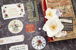 Prima Magnolia Rouge -chipboard tarrat