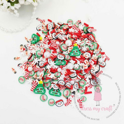 Dress My Crafts Shaker -koristeet, Snowy Christmas