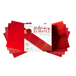 Tonic Craft Perfect Mixed Card -pakkaus, Ruby Romance, 6