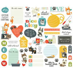 Simple Stories Pet Shoppe Cat, Bits & Pieces, leikekuvat