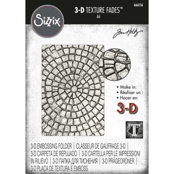 Sizzix Tim Holtz 3-D Texture Fades kohokuviointikansio Mosaic