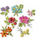 Sizzix Thinlits stanssi Brushstroke Flowers