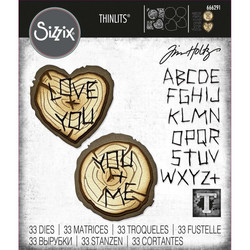 Sizzix Thinlits stanssi Wood Slice