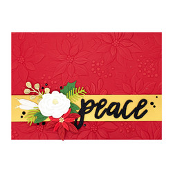 Spellbinders 3D kohokuviointikansio Scenic Poinsettias