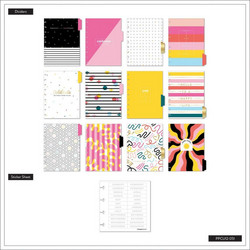 Happy Planner Undated Classic Planner -kalenteri, Bright & Fun