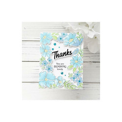 Pinkfresh Studio stanssi Floral Border