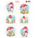 Marianne Design korttikuvat Gnomes, Mushrooms