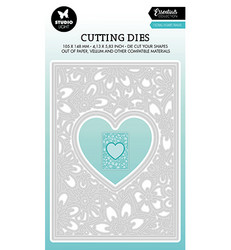 Studio Light Essentials stanssi Floral Heart Frame