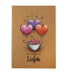 Studio Light leimasin By Laurens, Tea Hearts