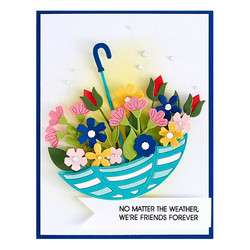 Spellbinders stanssi Umbrella Bloom