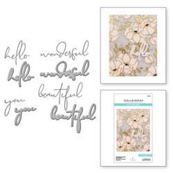 Spellbinders stanssi Wonderful Script