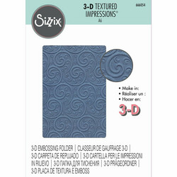 Sizzix 3D Textured Impressions kohokuviointikansio Ornamental Spiral