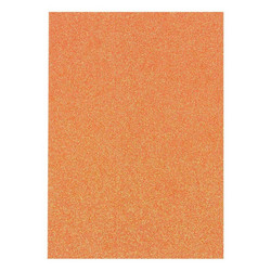 Tonic Glitter Card -glitterkartonki, sävy Sugared Coral, 5 arkkia