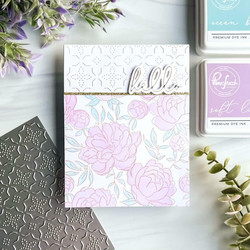 Pinkfresh Studio stanssi Floral Tiles