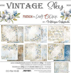 Craft O'clock paperipakkaus Vintage Sky, 12