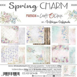 Craft O'clock paperipakkaus Spring Charm, 6