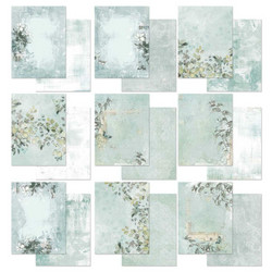 49 and Market Mini Collection paperipakkaus Color Swatch, Eucalyptus, 6