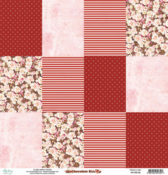 Mintay skräppipaperi Chocolate Kiss 06