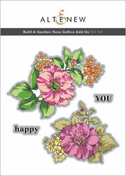 Altenew Build-A-Garden: Rosa Gallica Add-On -stanssi