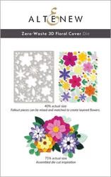 Altenew Zero-Waste 3D Floral Cover -stanssi