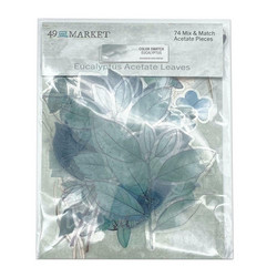 49 and Market Color Swatch: Eucalyptus Acetate Leaves -leikekuvat