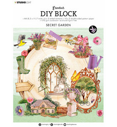 Studio Essentials DIY Block, Secret Garden