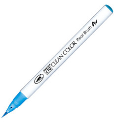 ZIG Clean Colors Real Brush -kynä, sävy sky blue