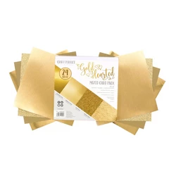 Tonic Craft Perfect Mixed Card -pakkaus, Gold Hearted, 6