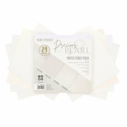 Tonic Craft Perfect Mixed Card -pakkaus, Precious Pearl, 6