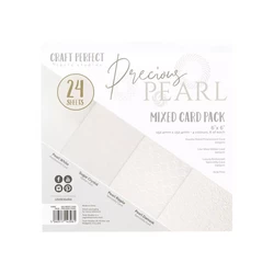 Tonic Craft Perfect Mixed Card -pakkaus, Precious Pearl, 6